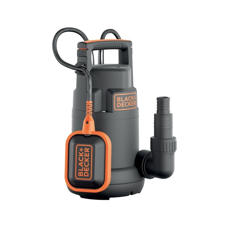 Black&decker - Pompa Immersione Per Acque Chiare Black+decker Bxup250pce (250 W, Portata Max. 6000 L/h, Prevalenza Massima 6 M)