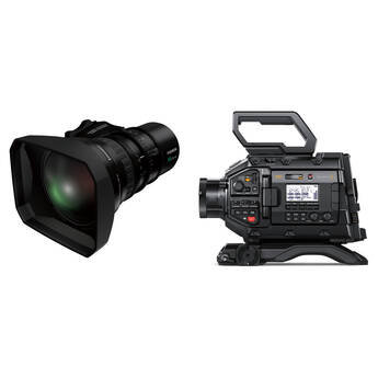 Blackmagic Design URSA Broadcast G2 Camera with Fujinon 7.8-234mm Servo Zoom Lens CINEURSAMWC6KG2