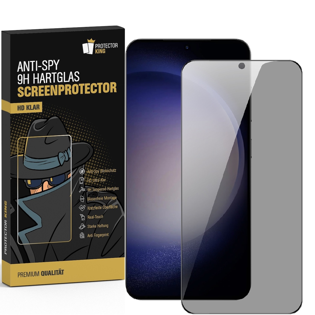 4x Blickschutz 9H Panzerglas für Samsung Galaxy A37 5G Anti-Spy Sichtschutz Privacy Displayschutz Schutzglas Tempered Screen Protector Image