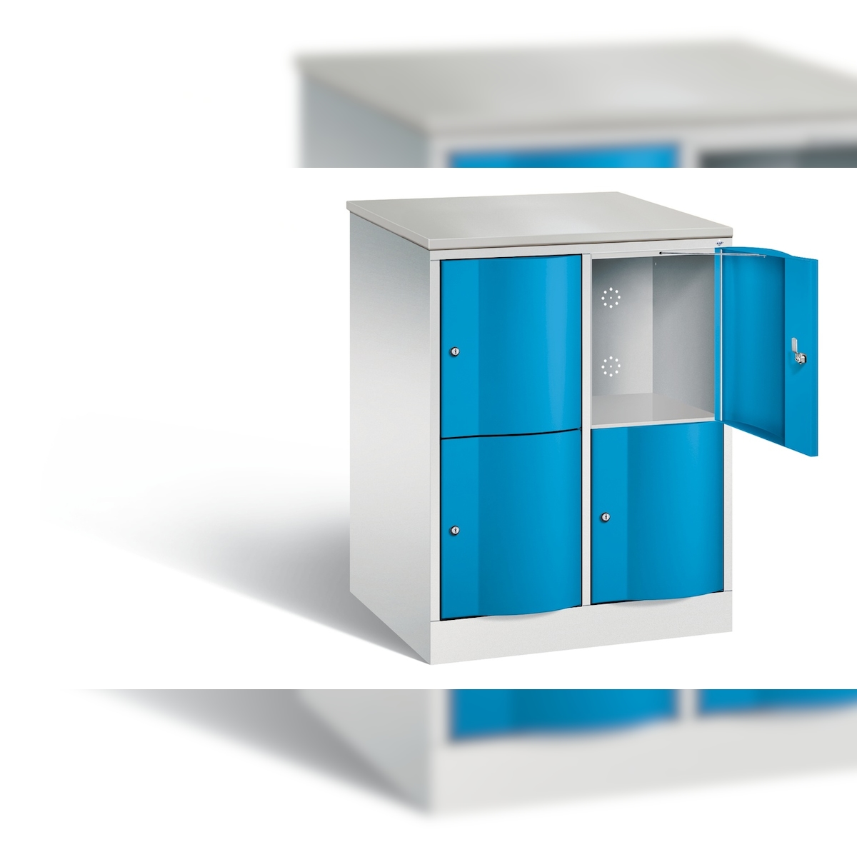 C+P XL-Schließfachschrank Resisto, H1077xB772xT640mm Image