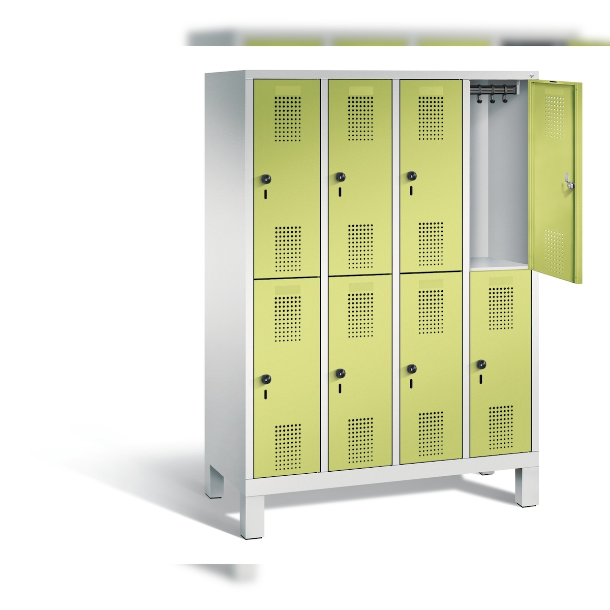 C+P Schul-Spind doppelstöckig Evolo, H1650xB1190xT500mm Image