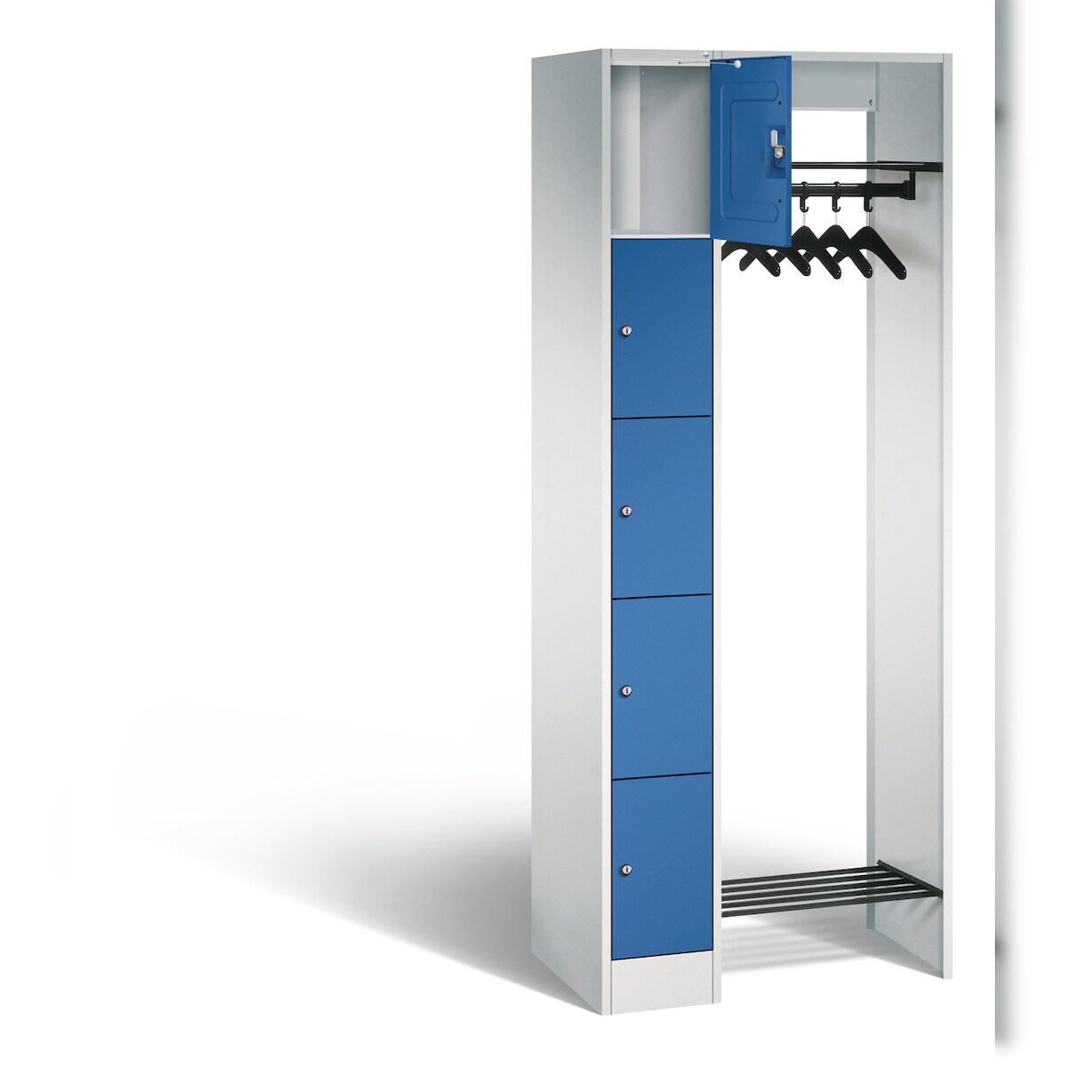 C+P Offene Garderobe Serie 8070, H1950xB740xT480mm Image