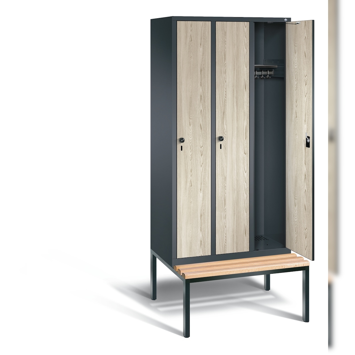 C+P Garderobenschrank Evolo, H2090xB900xT815mm Image