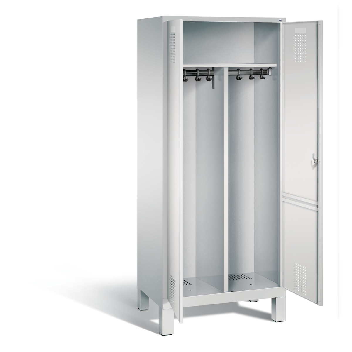 C+P Schwarz-Weiss-Spind Evolo, H1850xB810xT500mm Image