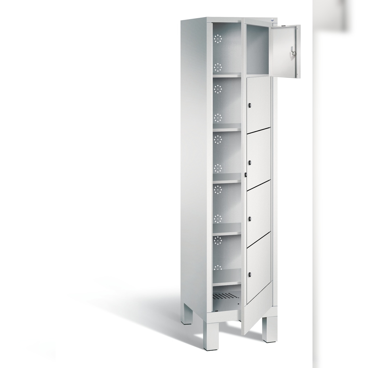 C+P Wäsche-Sammelschrank Evolo, H1850xB420xT500mm Image