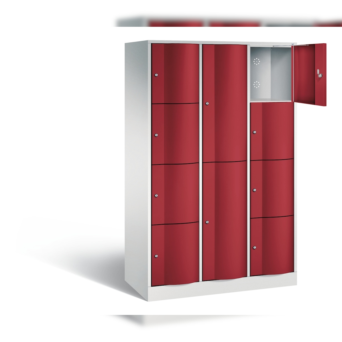 C+P Kombi-Schließfachschrank Resisto, H1950xB1148xT540mm Image