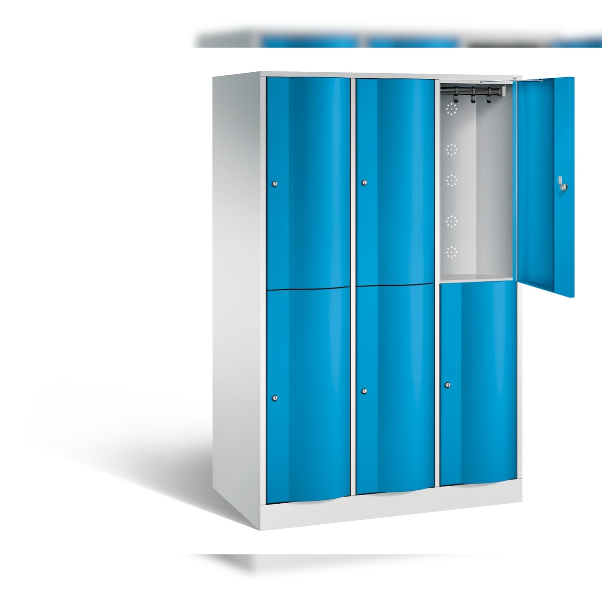 C+P Spind doppelstöckig XL Resisto, H1950xB1148xT640mm Image