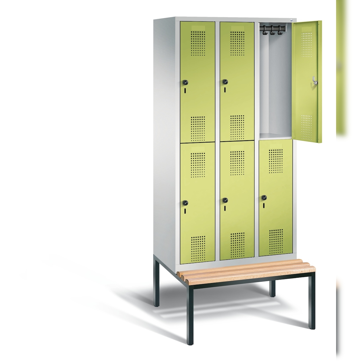 C+P Spind doppelstöckig Evolo, H2090xB900xT815mm Image