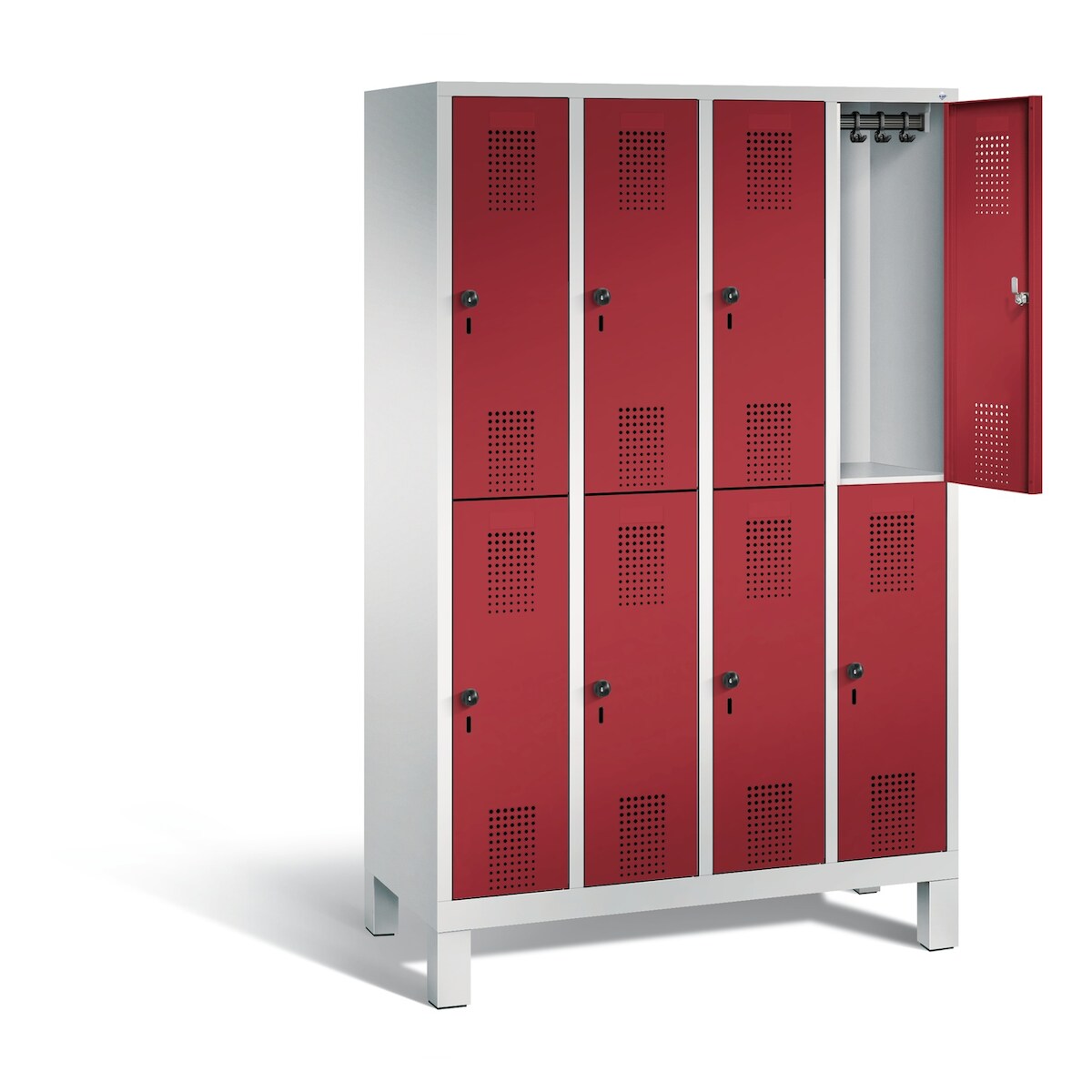 C+P Spind doppelstöckig Evolo, H1850xB1190xT500mm Image