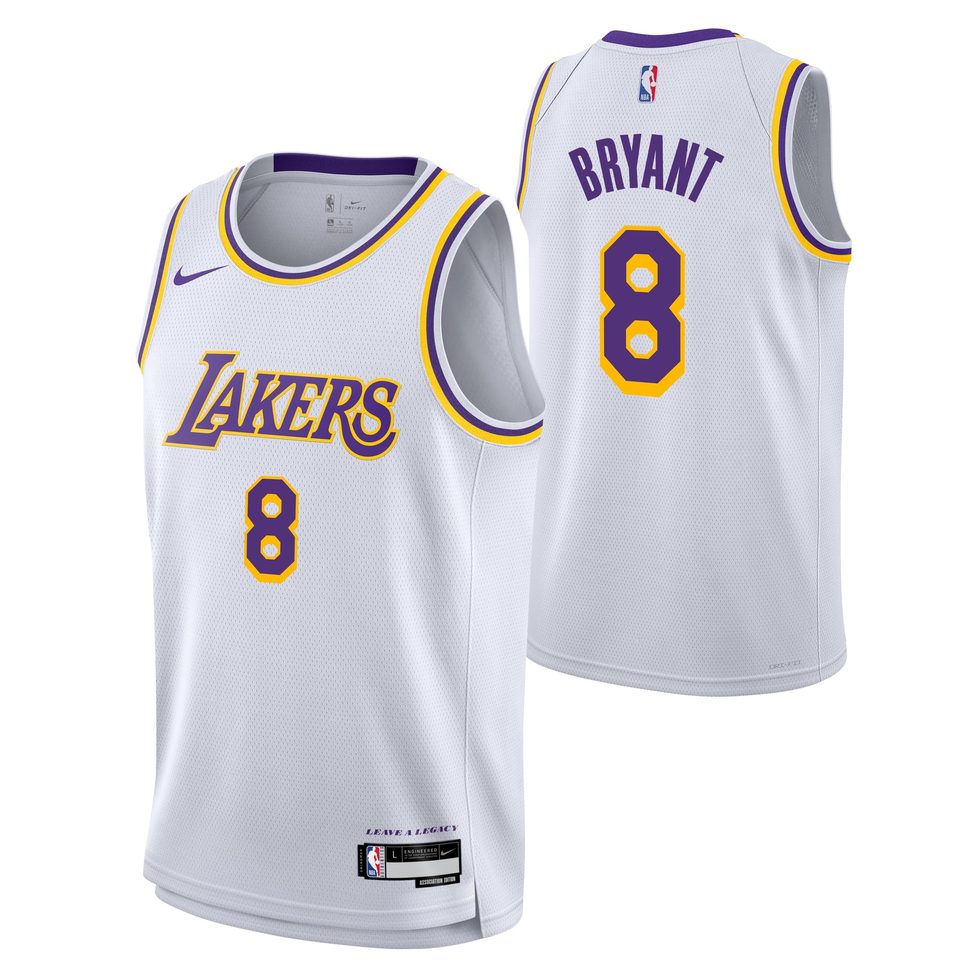 Maillot Swingman Association des Lakers de Los Angeles - Kobe Bryant 8 - Jeune - unisexe Taille: S (8)