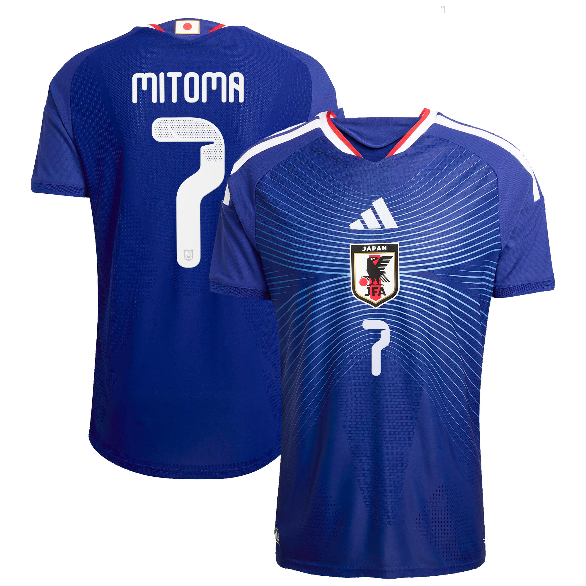 Japan adidas Authentic Heimtrikot 2026 mit Aufdruck Mitoma 7 Image