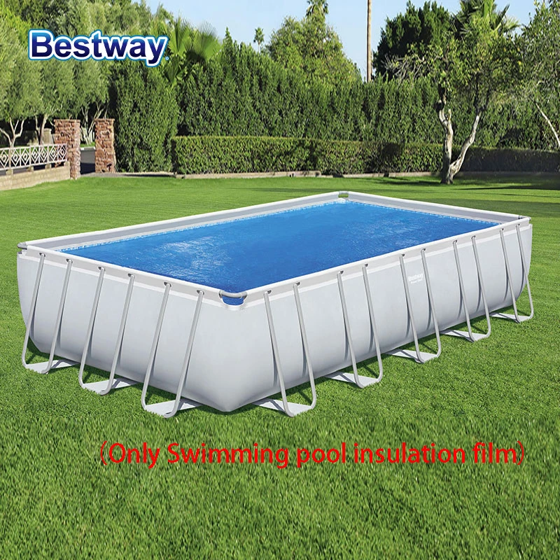 Bestway 58228 Plane für Rahmenpools, 732 x 366 cm Pool-Solarfolie, Poolheizung für Wasserheizung, Wärmeplane Image