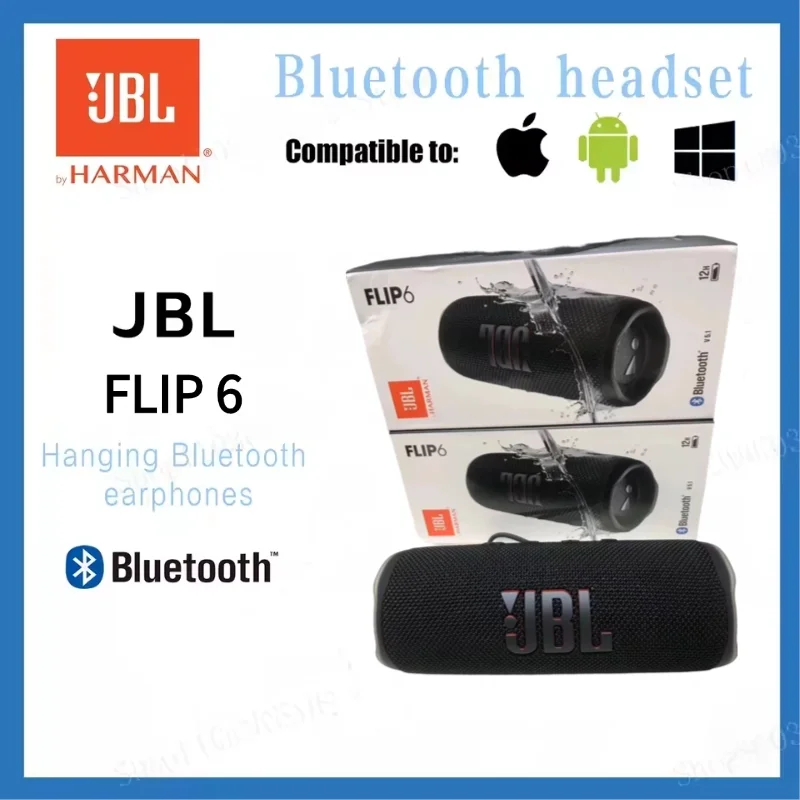 Enceinte Bluetooth JBL Flip 6 - Stéréo portable étanche IPX7 pour l