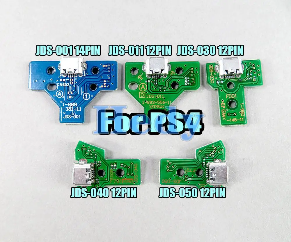 100pcs JDS 001 011 030 040 050 For Playstation 4 Controller USB Charging Board Port for PS4 JDS030 JDS001 JDS011 JDS040 JDS050