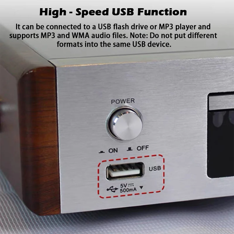 Neuer DVD/CD-Player Retro EVD VCD CD Audio- und Video-Player 5.1-Kanal-Heim-Audio- und Videoausrüstung unterstützt HDMI-Übertragung Image