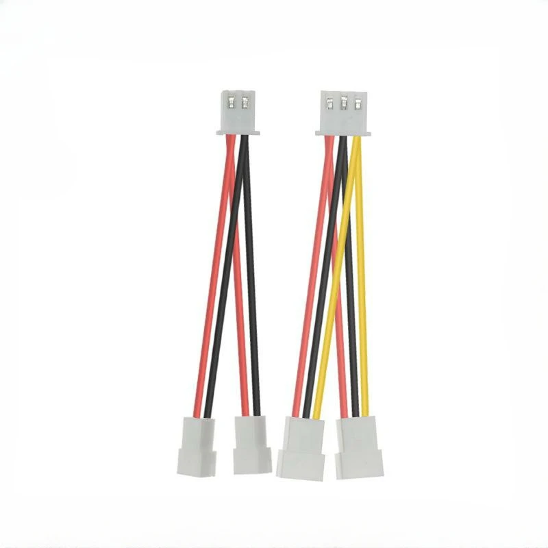 XH2.54 1 bis 2-Wege-Mini-Lüfterkabel GPU 2/3/4/5/6Pin CPU PWM Lüfteranschlusskabel Blei Y-Splitter Split Two Fan Line Image
