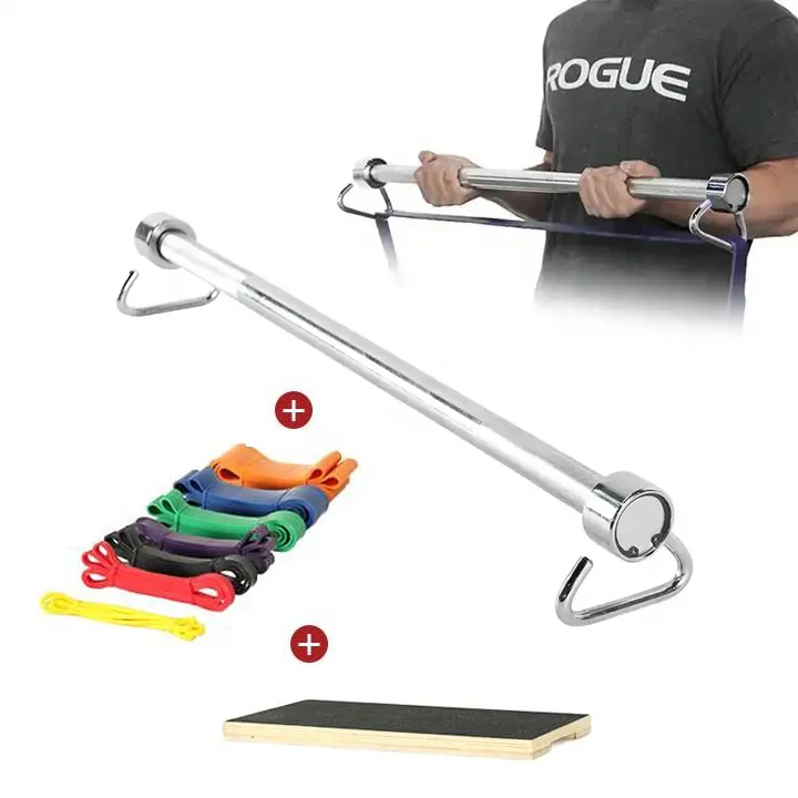 Versandfertig X3 Bar Fitness für Widerstandsbänder OEM Pilates Widerstands-Übungsstange mit Platte und Bandset Image