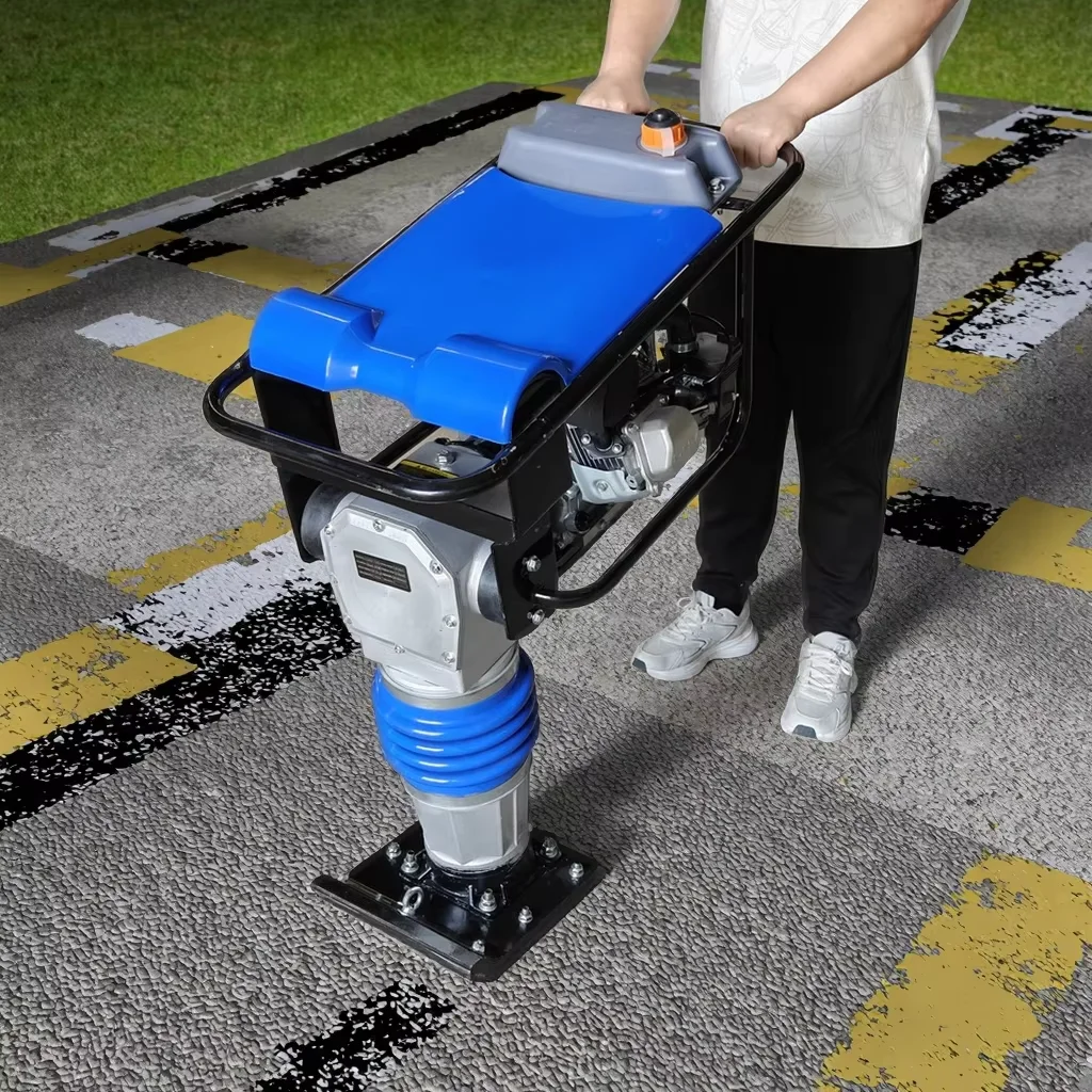 Fabrik 5,5 PS 6,5 PS Vibrationsstraßenkonstruktionsverdichter Chinesischer Benzinmotor-Kernkomponente Erdstampfer Image