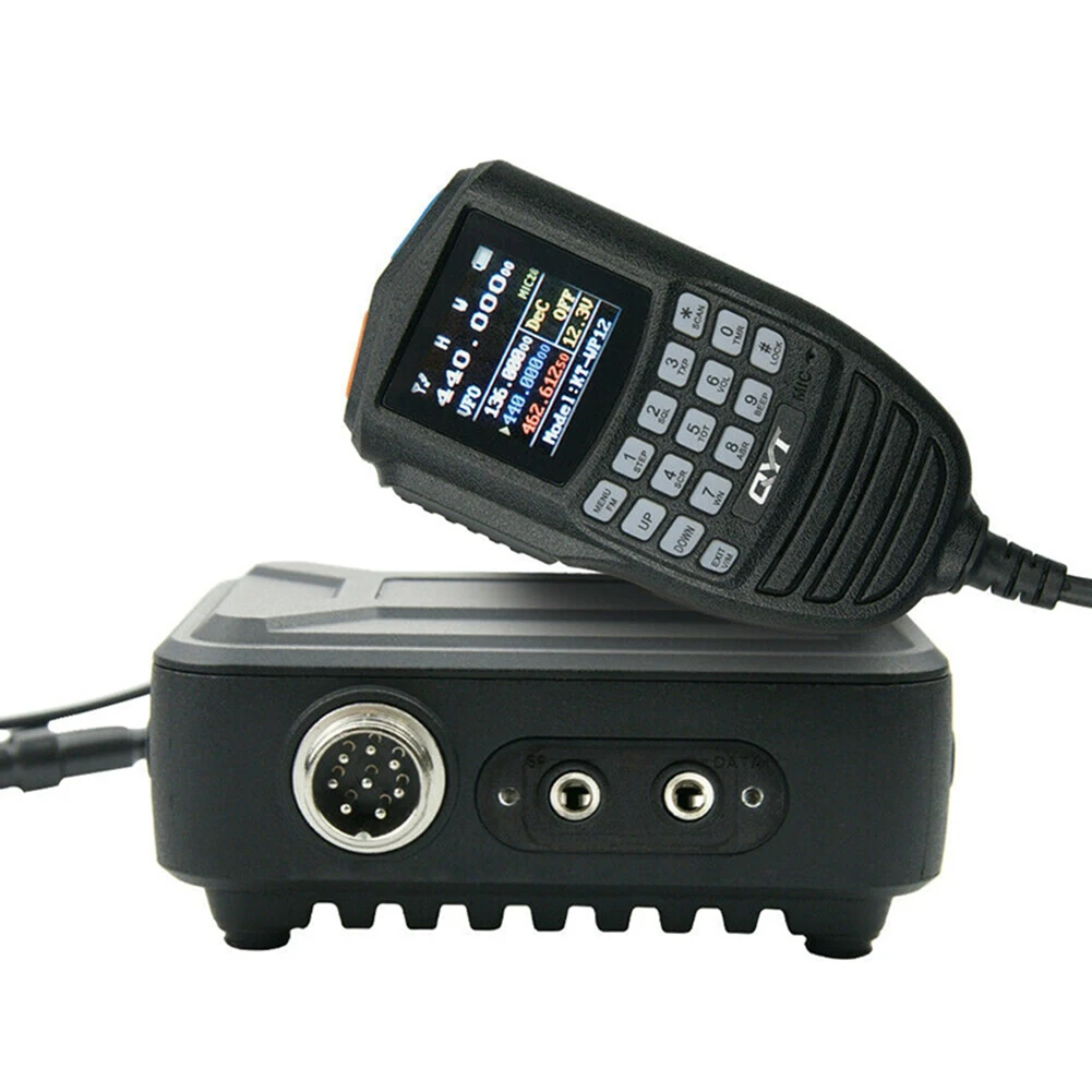 A003 -12 Mini-Mobilfunk-FM-Transceiver 25 W 200 Kanäle VHF UHF Dualband-Autoradiosender Image