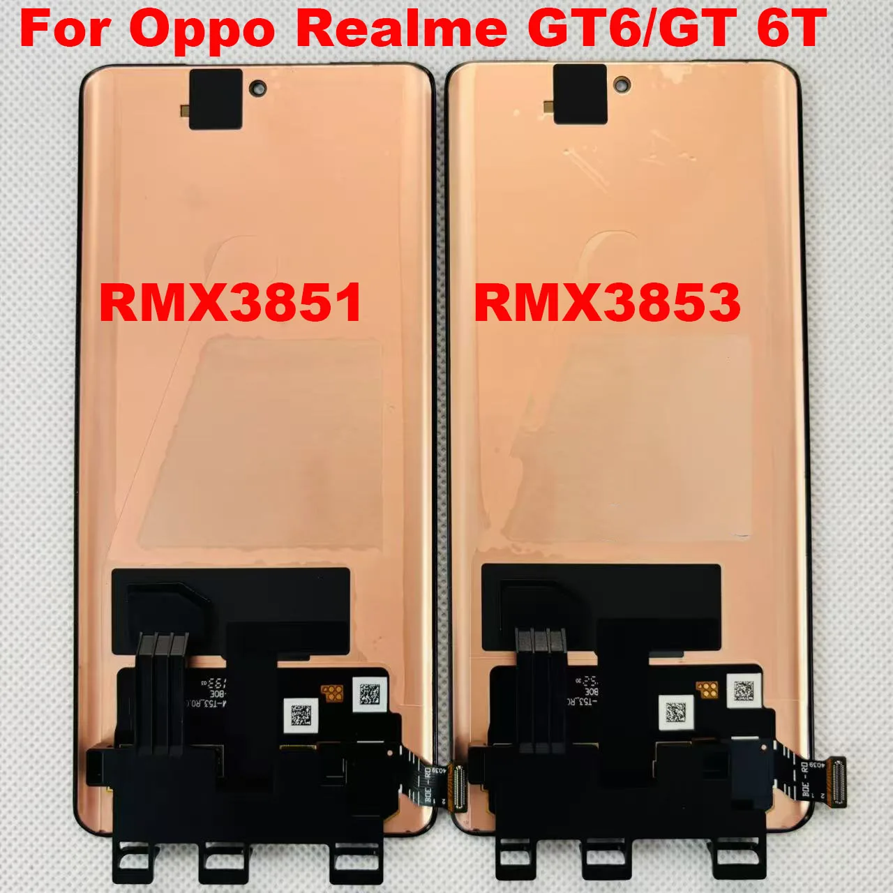 Originale 6.78 "Amoled Per Oppo Realme GT6 RMX3851 GT NEO 6 /6SE Display LCD Touch Digitizer Per Realme GT 6T RMX3853 Display LCD