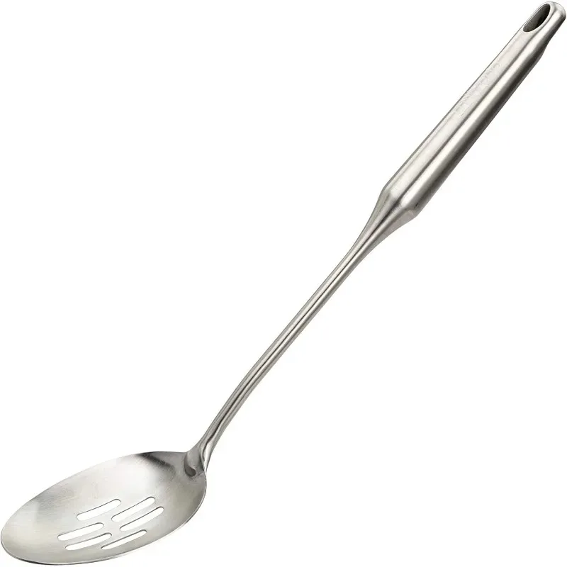 Ustensile pour la cuisine, service et mélanger, outil de cuisine, cuillère de cuisine fendue en acier inoxydable, grand passoire de Chef en métal