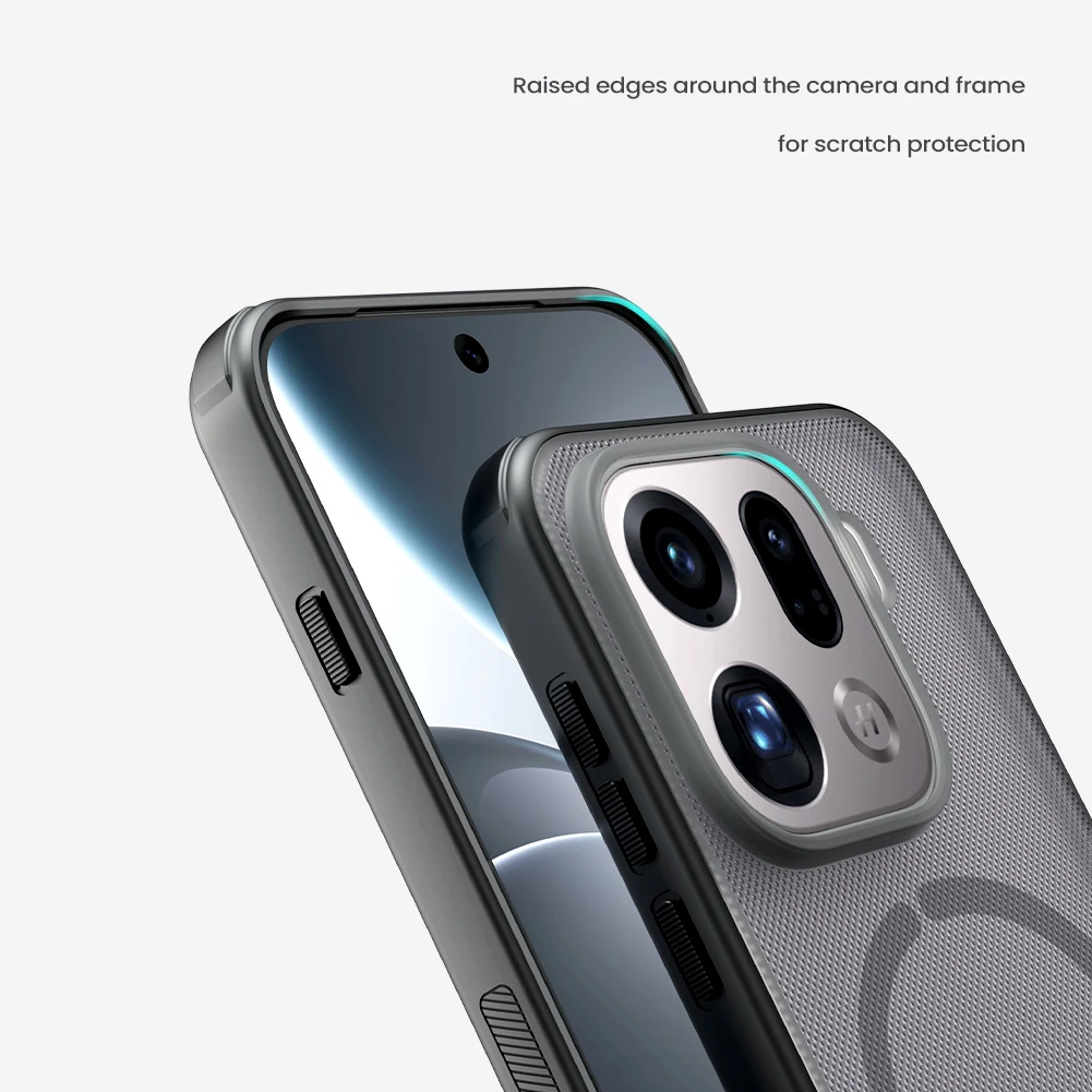 Nillkin für OPPO Find X9 Pro 5G Hülle Magsafe Magnetic Frosted Shield 360PC TPU Bumper Vollschutz Rückseite Image