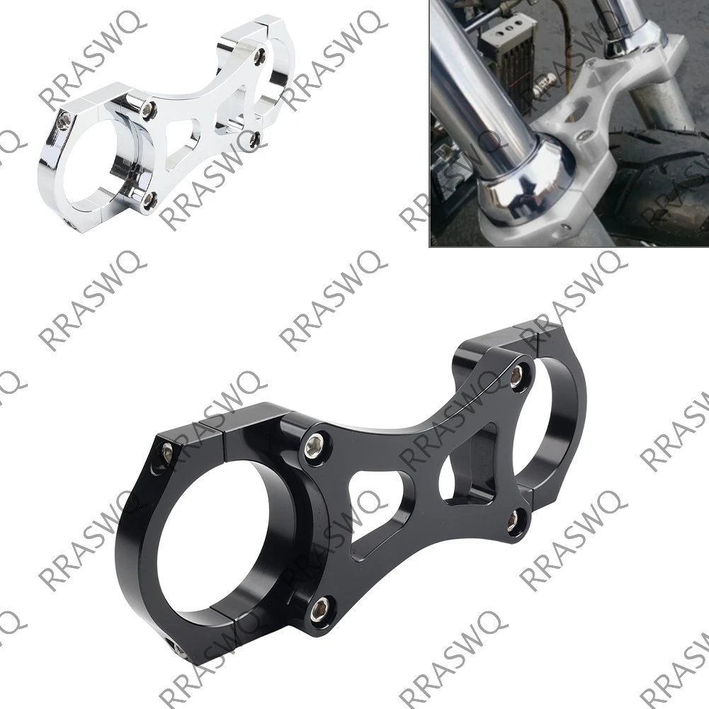 1 Stück Motorrad 39 mm Vorderradgabelstrebe Method Stabilisator für Harley Davidson Sportster XL 883 L SuperLow Dyna Aluminium Image