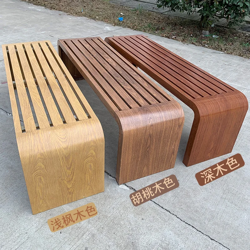 Vollständig schmiedeeiserne Bank, Parkstuhl, Außenbank, Freizeit-Rückenlehnensitz aus Edelstahl für den Innenhof, Rest Row Chai für Einkaufszentren