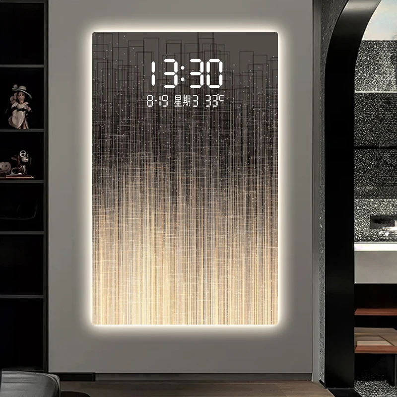 Moderne Einfache Wanduhren Wohnzimmer Luxus Vintage Innenwanduhren Badezimmer Design Orologio Da Parete Home Dekoration