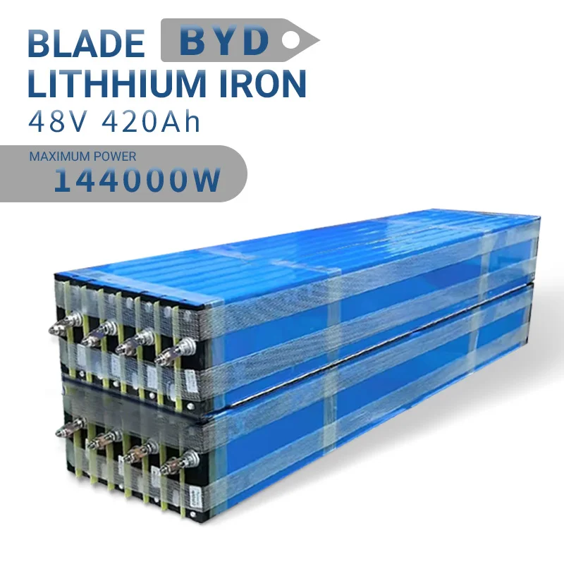 BYD Blade 16S 400 Ah 420 Ah fertige Batterie 12 V 24 V 51,2 V 60 V 48 Volt Lithium-Ionen-Batterie 48 V Lifepo4-Batteriepacks Image