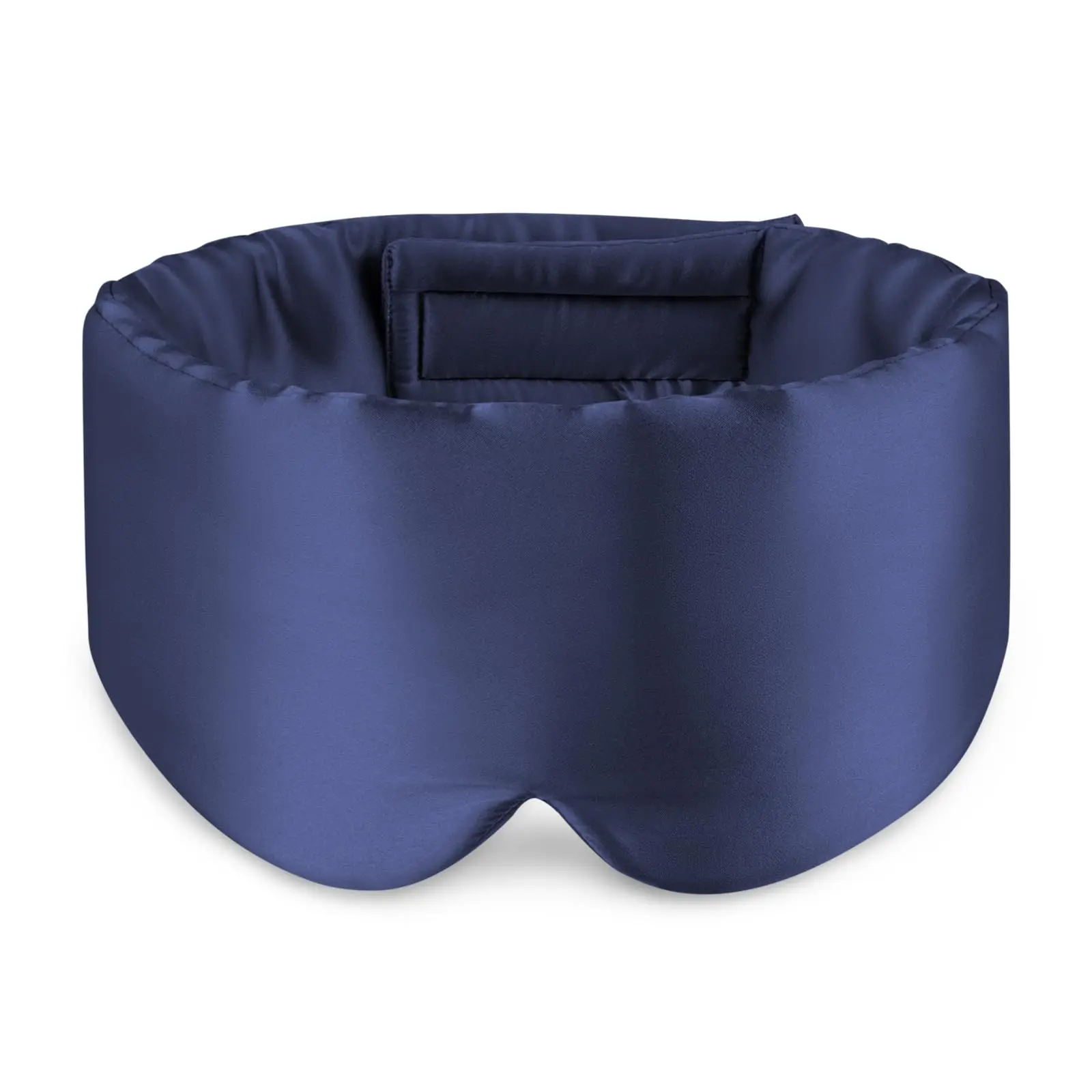 Maulbeerseide Schlafmaske Augenklappe Lichtblockierend Augenmaske Weich Gepolstert Schlafbrille Reise-Schlafhilfe für Schlafkomfort Image