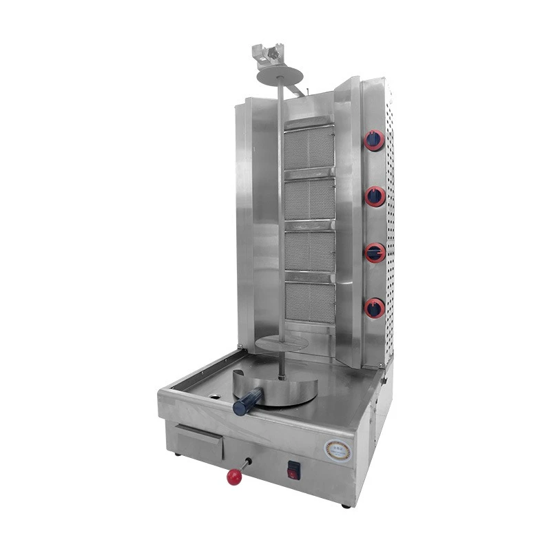 Kommerzieller elektrischer Gasgrill, elektrische automatische rotierende Grillmaschine, Türkei, Brasilien, Grillmaschine Image