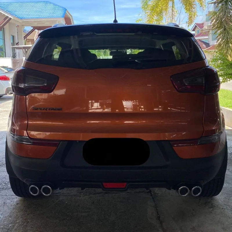 Für Kia Sportage 2004-2025 Jahr Hinten Diffusor Lippen Stoßstange Splitter Spoiler Auspuff Endrohr Zubehör Körper Kit Image