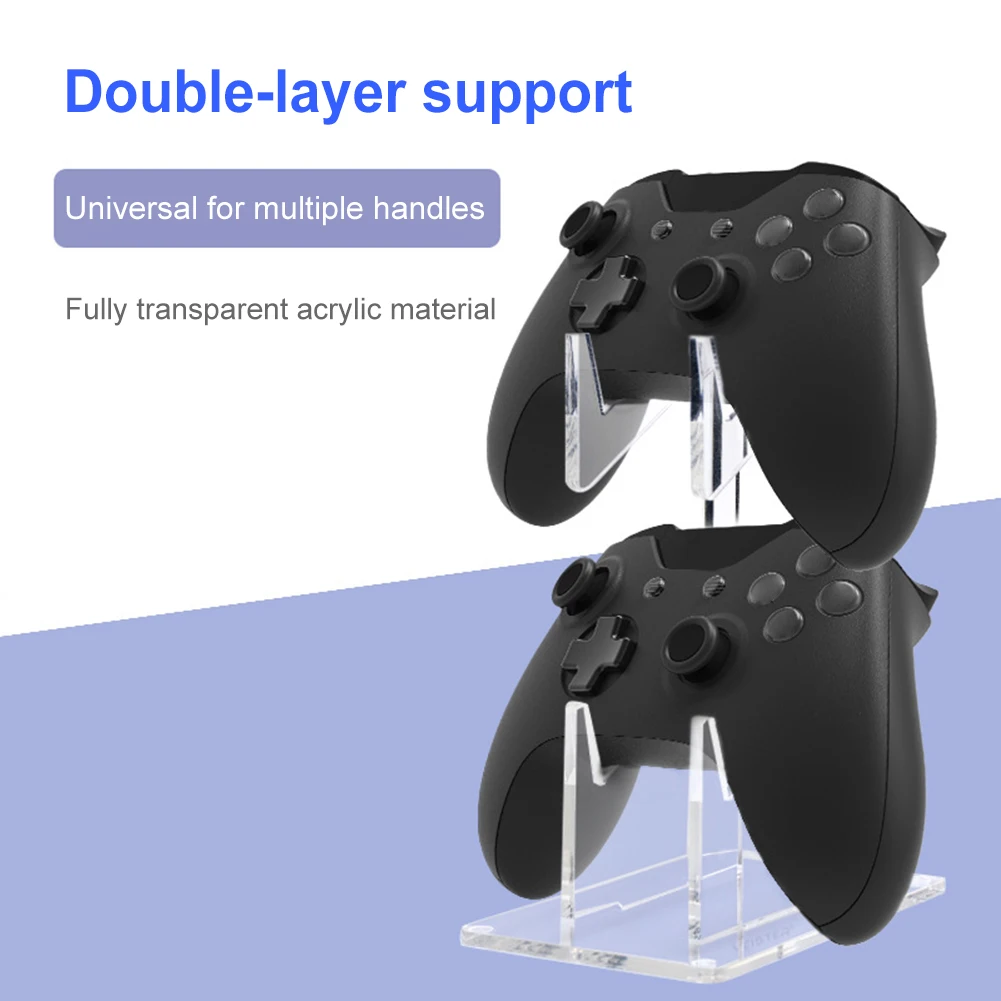 Doppel-deck Game Controller Halter Platzsparende Gamepad Halter Lagerung Rack Game Controller Halterung Zubehör für PS4/PS3/Xbox