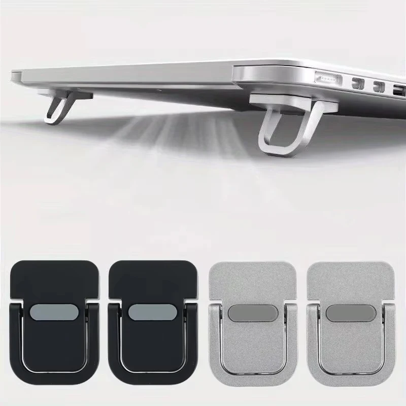 Universeller faltbarer Laptop-Ständer, tragbarer Notebook-Stützhalter, ultradünne, verstellbare Riser-Kühlhalterung für MacBook-Laptops Image