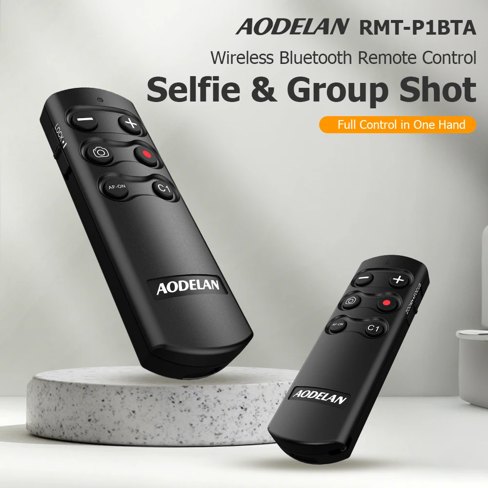 AODELAN RMT-P1BT Bluetooth-Fernbedienung für Sony A7IV A7C A7SIII A9III ZV-1II Kamera, kabelloser Auslöser, Vlogging-Video Image