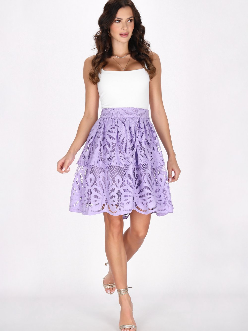 Faina Rock Damen lila, S