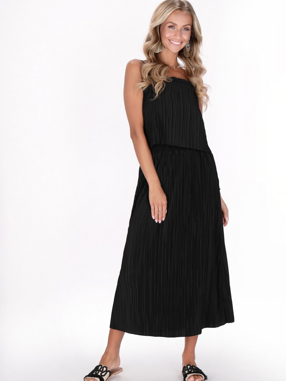 IZIA Rock Damen schwarz, M