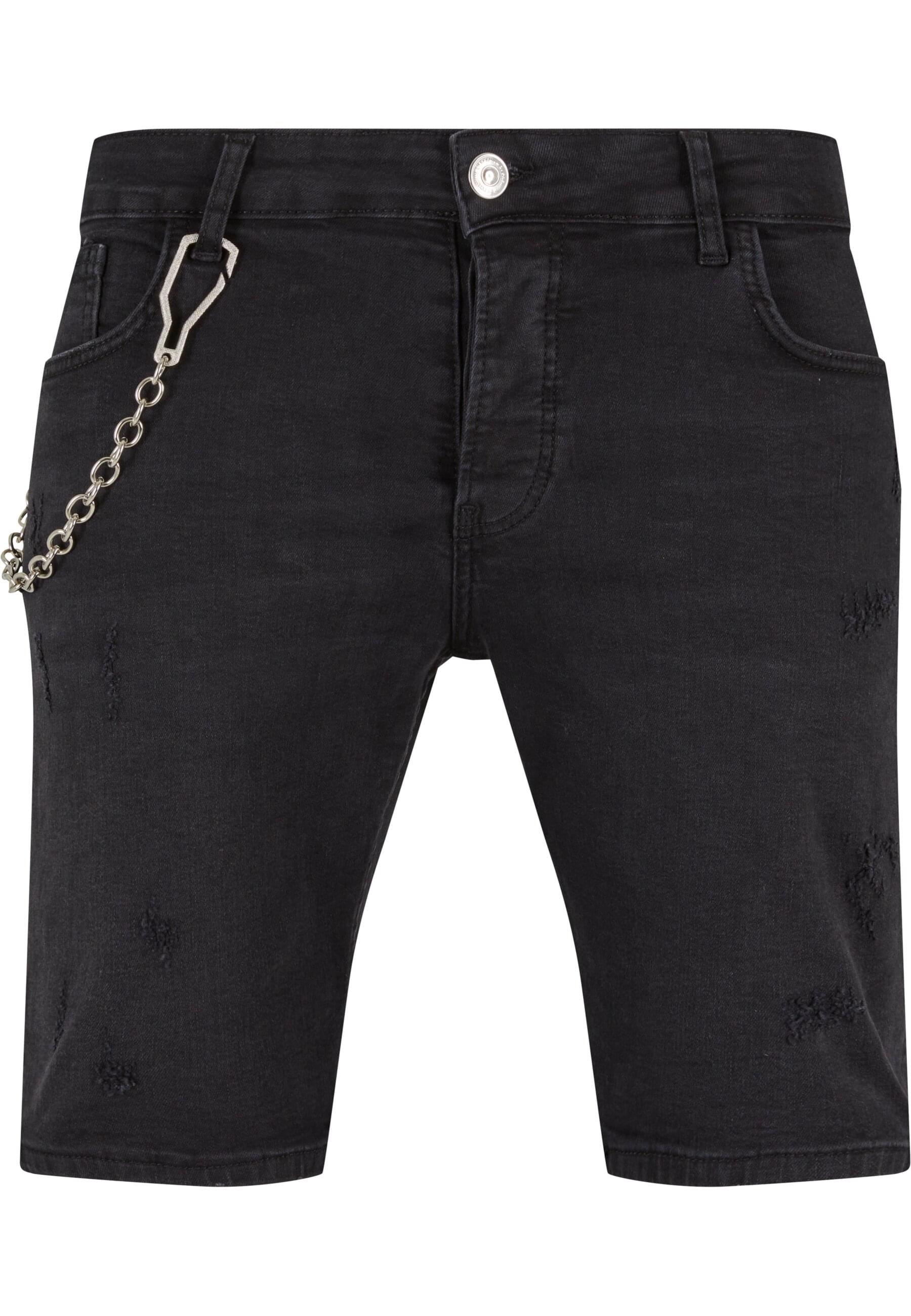 Shorts 2Y STUDIOS "2Y Studios Herren 2Y Jeans Shorts", Herren, Gr. 31, Normalgrößen, schwarz, 97% Baumwolle, 3% Elasthan, unifarben, slim fit, Hosen Shorts