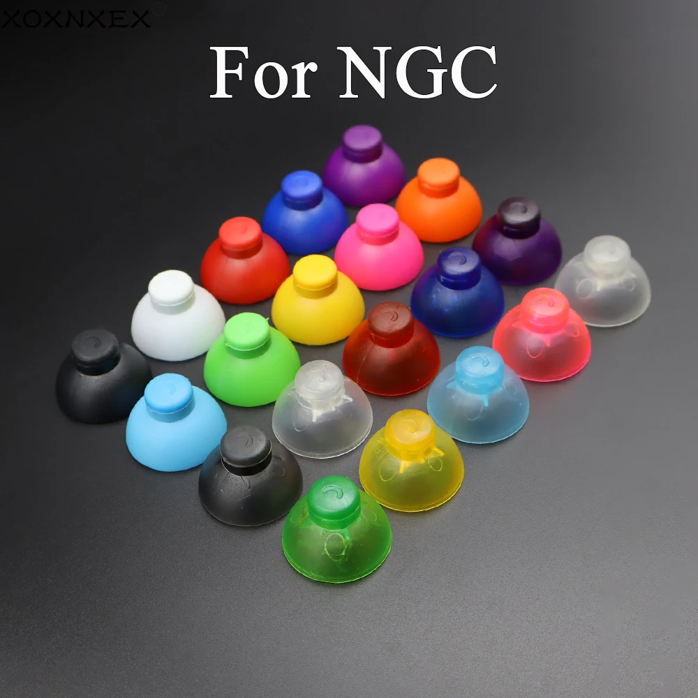 10 Stück 3D Analog Joystick Daumenkappe aus Silikon für GameCube für NGC GC Controller Reparaturteil Ersatz Image
