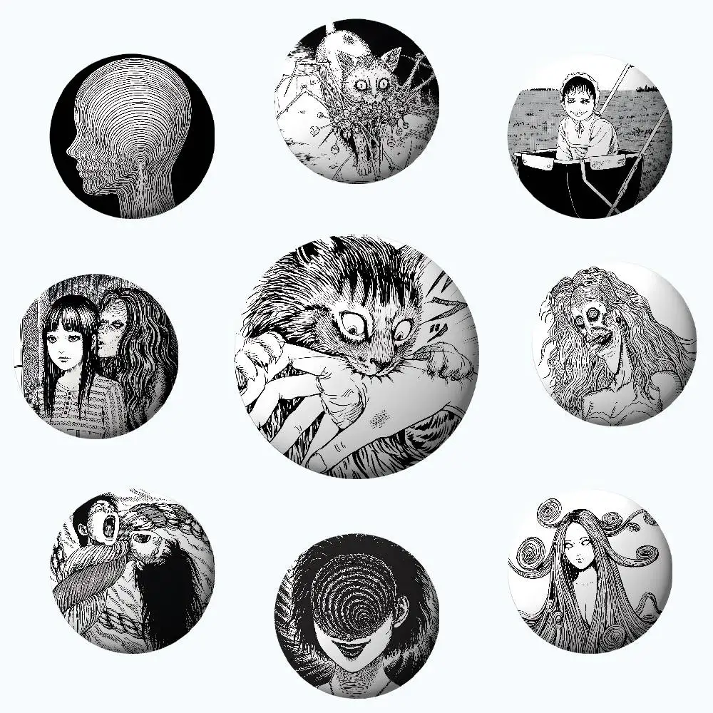 J-Junjis Itos Abzeichen Blechbutton Anstecknadel Brosche Metall-Abzeichen Maßgefertigter Schmuck Accessoires für Hut Tasche Revers Image