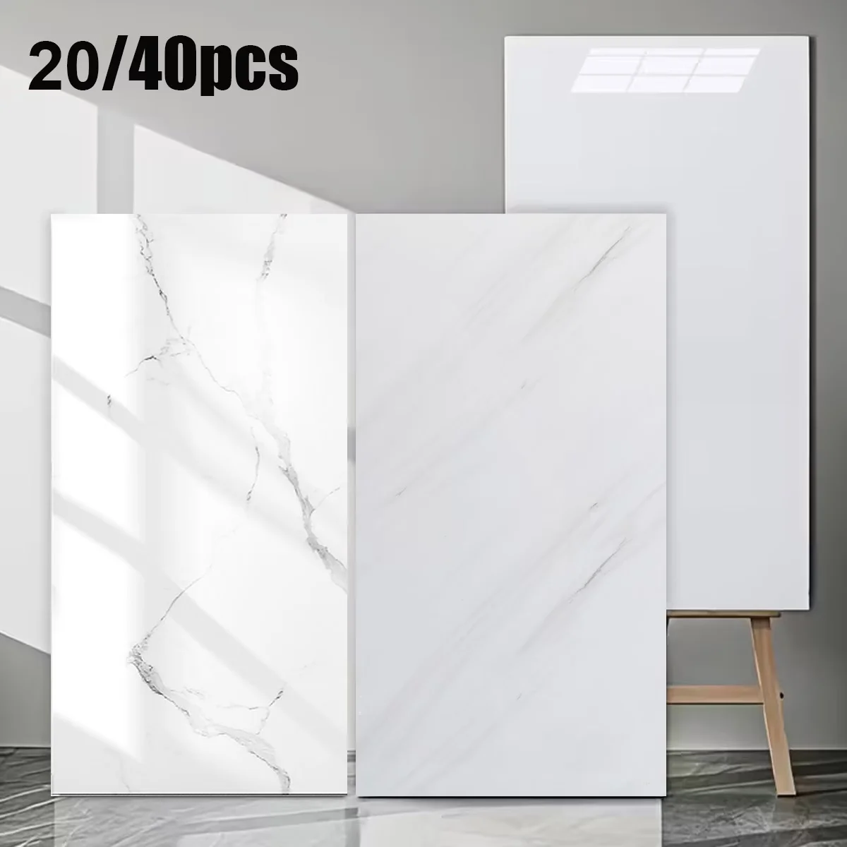 PVC-Wandaufkleber im modernen Stil, selbstklebend und kleberfrei, leicht zu reinigen und zuschneidbar, geeignet für moderne Wohnraumgestaltung. Image