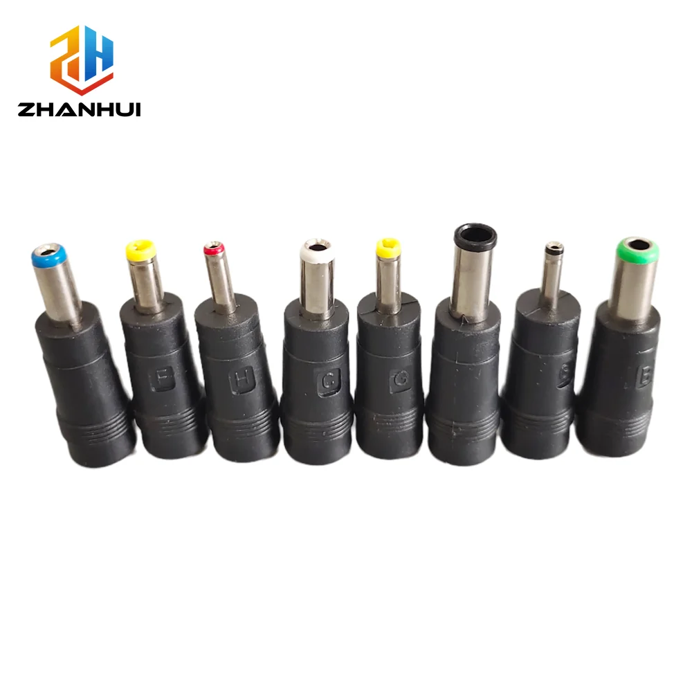 2/5/10 Stück DC-Stromadapter, Stecker auf Buchse – 3,5 x 1,35/4,0 x 1,7/4,8 x 1,7/5,5 x 2,1/5,5 x 2,5/6,3 x 3,0/6,0 x 4,4 mm für Laptop