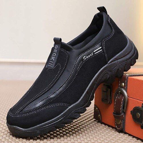 Braune Herren-Sneaker zum Hineinschlüpfen, lässig und bequem, strapazierfähiges Design, ideal für ungezwungene Hochzeitsfeiern und Veranstaltungen im Freien Image