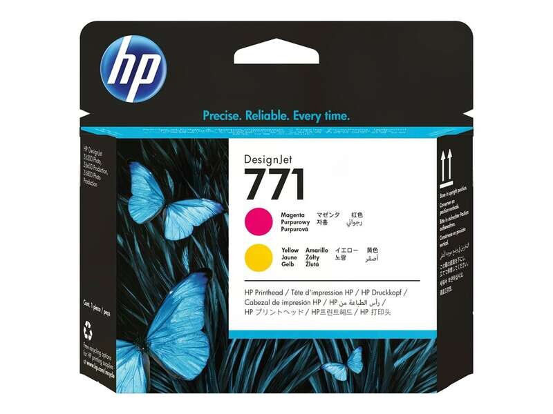HP Druckopf CE018A 771 magenta/gelb Image