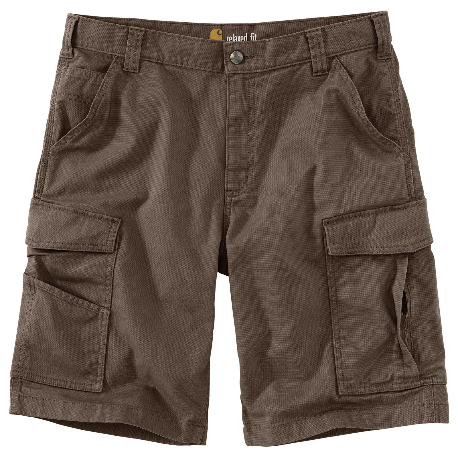 Carhartt Men's Relaxed 11" Rigby Cargo Short (Size 33) Tarmac, Cotton,Spandex