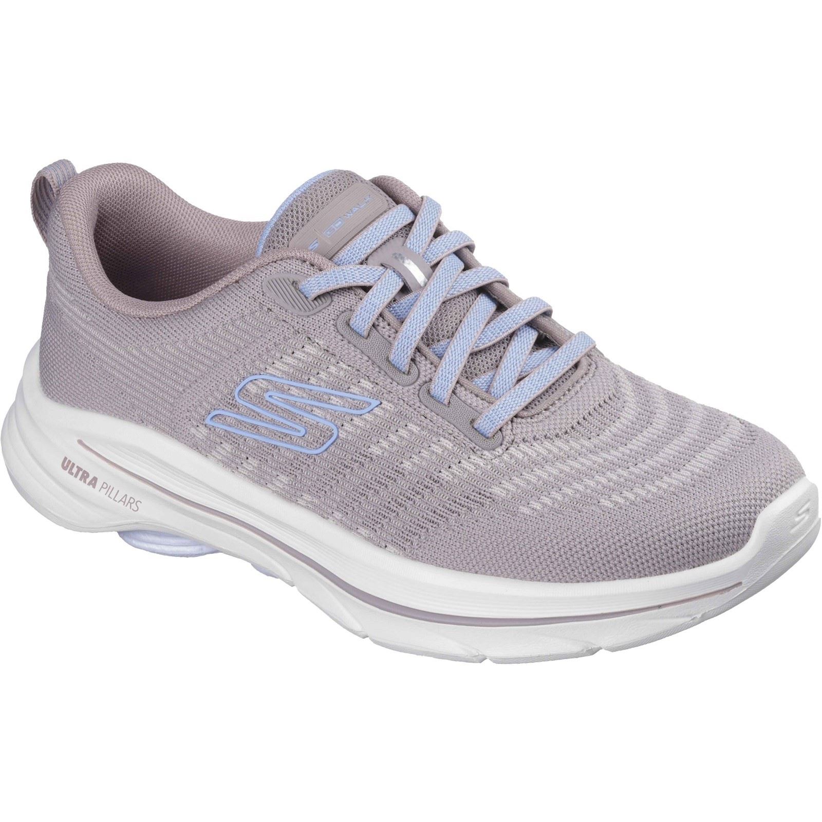 Skechers GO WALK 8 Britt Textile Damen Schuhe Taupe/Blau Standard