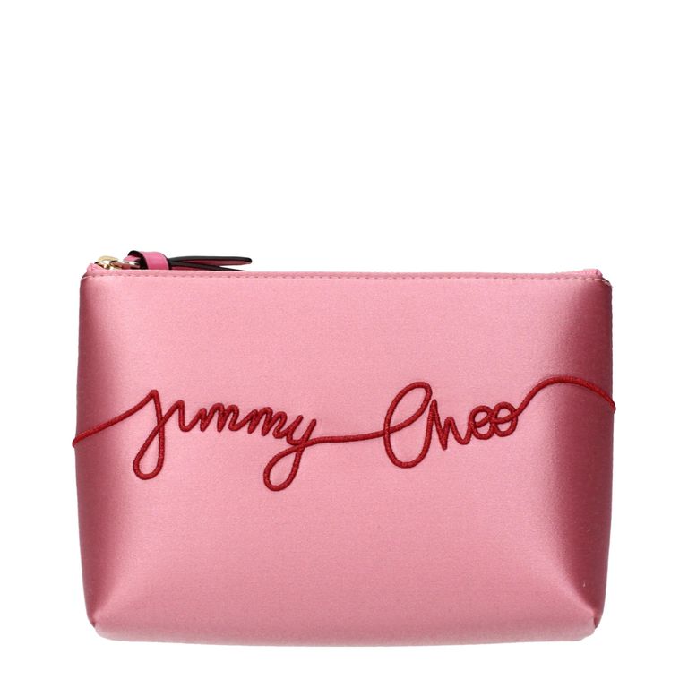 Raina Pochette Satin/Candy Rose - Pink - Jimmy Choo Clutches