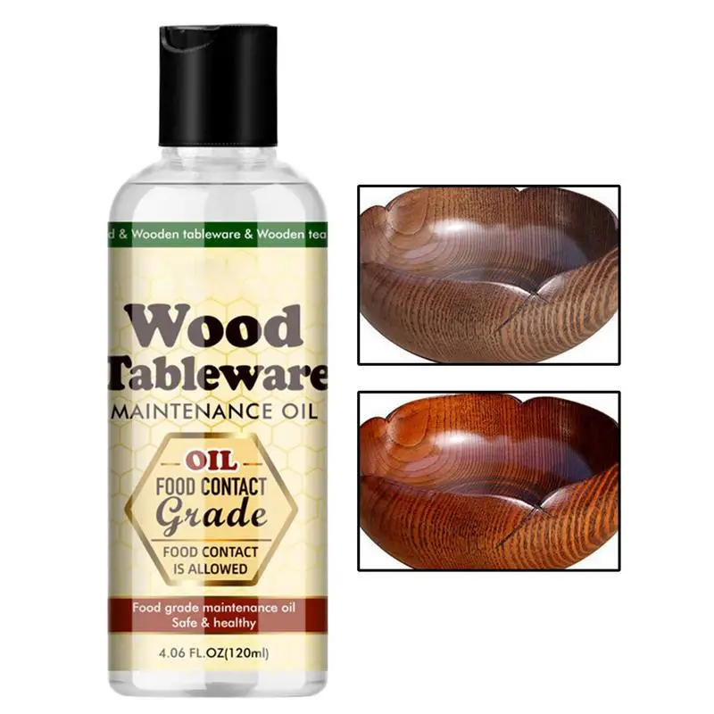 120 ml Holzschneidebrett Pflegeöl Conditioner Öl für Tee-Set Holzpflegeöl für Holzmöbel Geschirr Schneidebretter Image
