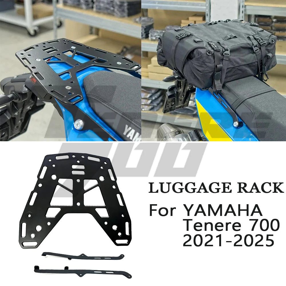 Neue Motorrad Gepäckträger Seite Gepäck Rack Rack Erweiterung Träger für Yamaha Tenere 700 2021-2025 T7 T700 T 7 T 700 Image